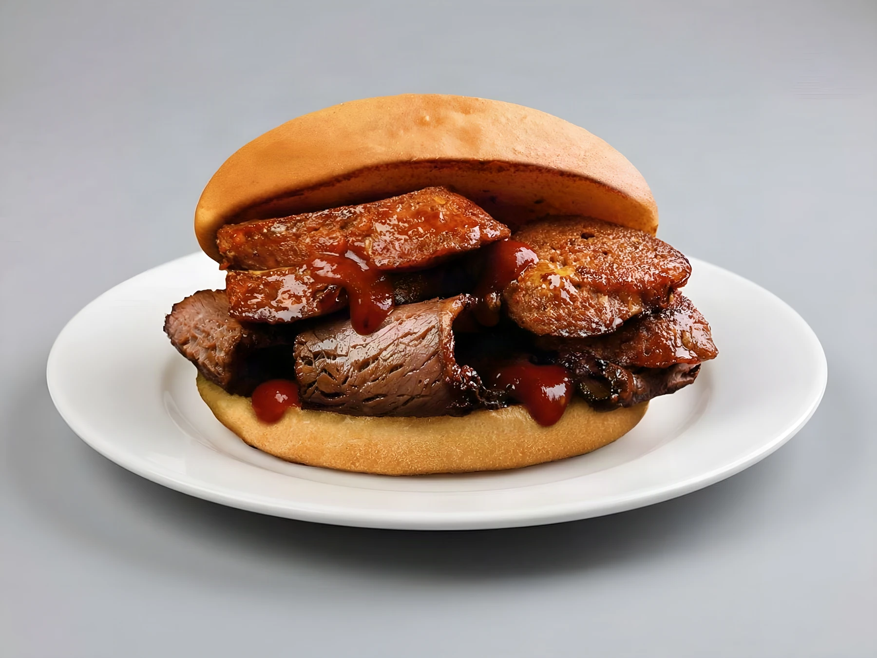 SAUSAGE ON BRISKET