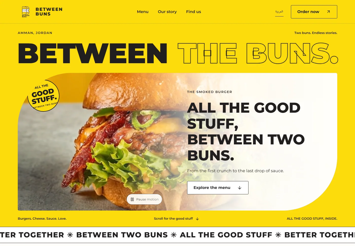 Between Buns — desktop