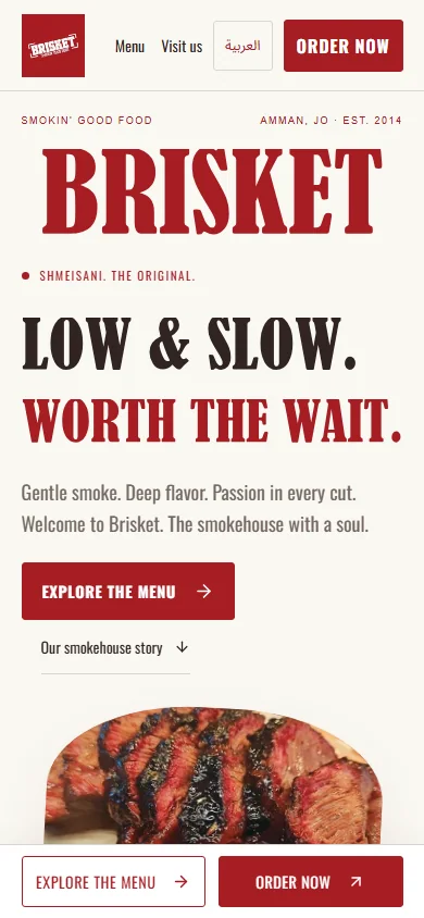 Brisket — mobile