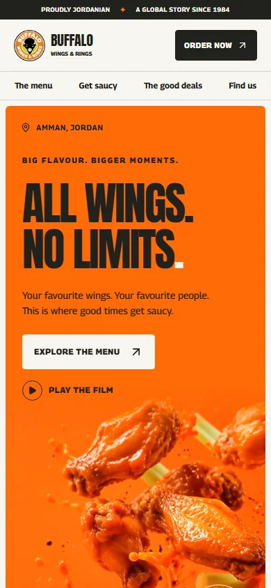 Buffalo Wings & Rings — mobile