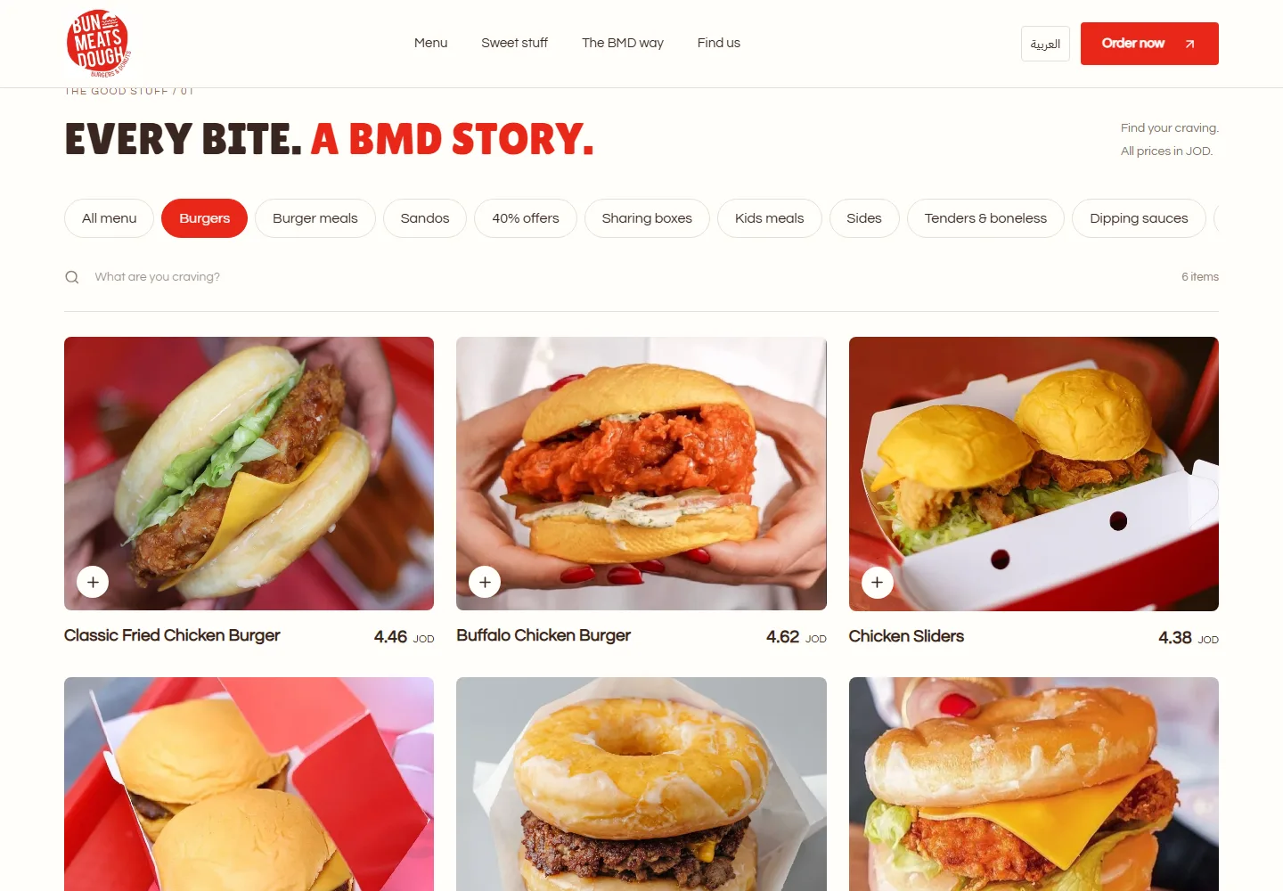 تفاصيل من موقع Bun Meats Dough