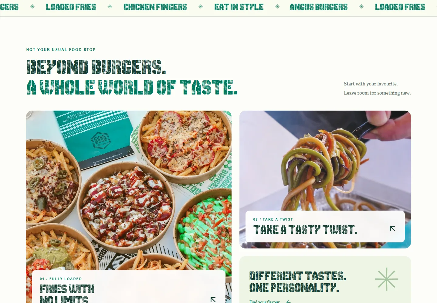 تفاصيل من موقع Food Trends