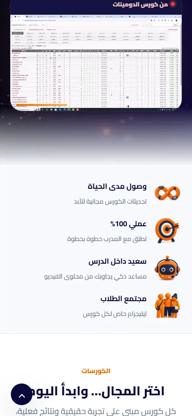تفاصيل الموبايل H2 Academy